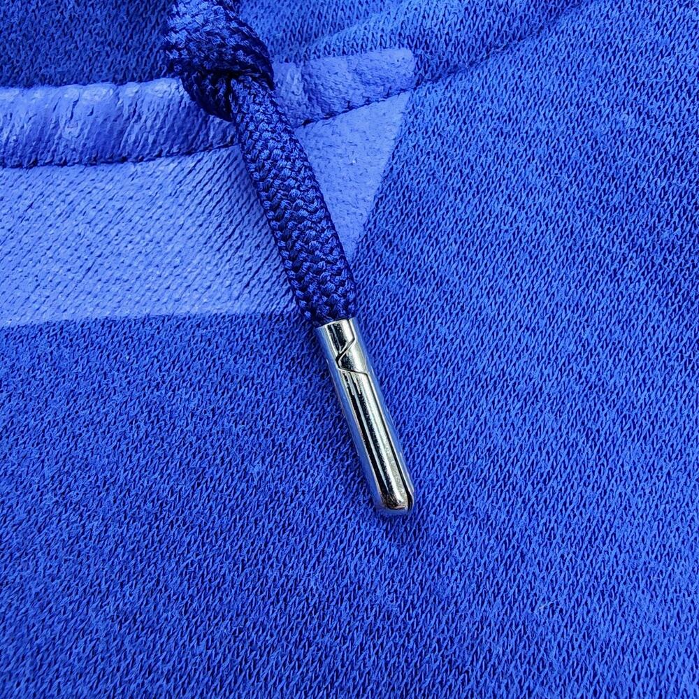 Nike Hoodie Womens XS Blue Full Zip Sportswear Big Logo Active Sweatshirt Fleece - Picture 10 of 16